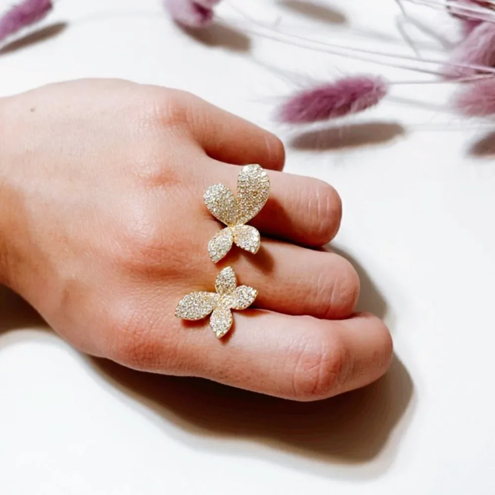 flower diamond ring C5